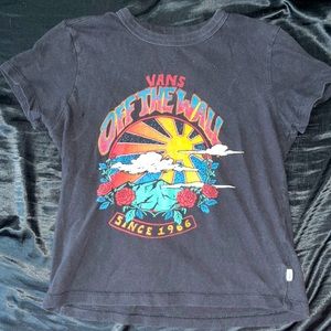 vans cropped t shirt